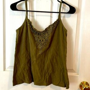 Olive tank top
